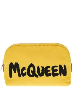 Alexander McQueen Graffiti Medium Zip Pouch Women