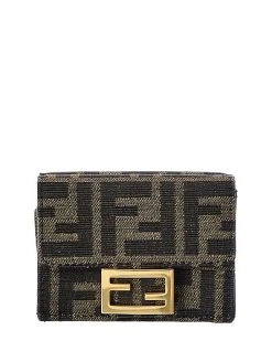 FENDI Micro Trifold FF Wallet Women