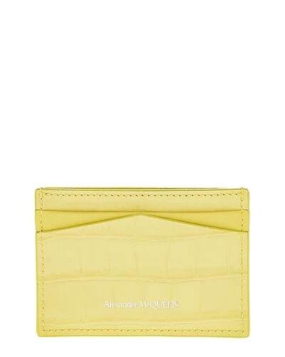 Alexander McQueen Skull Leather Card Holder Women 4 Alexander McQueen Skull Leather Card Holder Women - Image 2