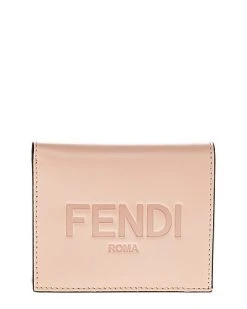 FENDI Roma Small Compact Leather Wallet Women