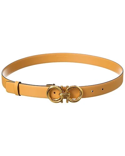 Salvatore Ferragamo Gancini Adjustable Leather Belt Women 3 Salvatore Ferragamo Gancini Adjustable Leather Belt Women