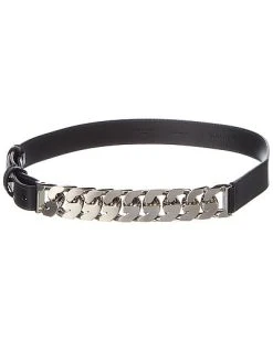 Givenchy G Link Chain Leather Belt Women